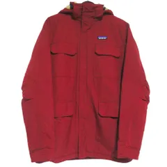 美品 patagonia パタゴニア Istmus Parka イスマス 裏ボア マウンテンパーカー ジャケット 27022FA22 Mサイズ ワインレッド メンズ 古着 中古 USEDのサムネイル