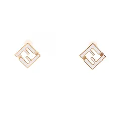 フェンディ FENDI ピアス フォーエバー フェンディ 8AL294TL9F0A47 ゴールド/ホワイト GP（ゴールドメッキ） ピアス レディース 新品のサムネイル