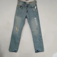 新品　タグ付き　AEROPOSTALE 　エアロポステール　メンズ　ジーパン　ジーンズ　デニム　28/32サイズ　綿100%　ASR6-2のサムネイル