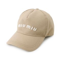MIU MIU 新品未使用品DRILL PIPING ベースボールキャップ L | Mercari