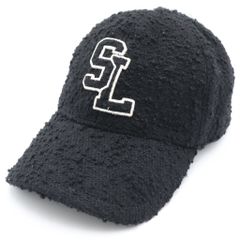 Saint Laurent SLロゴ ブークレ キャップ ブラック - メルカリ