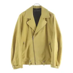 WACKO MARIA (ワコマリア) 24SS NUBUCK LEATHER DOUBLE RIDERS JACKET TYPE-1 ヌバックレザーダブルライダースジャケット イエロー 24SS-WMO-BL05のサムネイル
