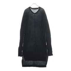 JULIUS (ユリウス) 14AW シルク切替 クルーネック長袖カットソー ブラック 477CUM12のサムネイル