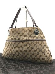 GUCCI グッチ トートバッグ GGツインズ GGキャンバス ブラウン - メルカリ
