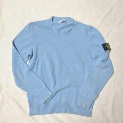 io着用 stone island リブ網ニットセーター - メルカリ