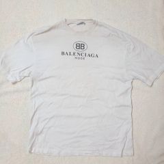 バレンシアガ ポルトガル製＜刺しゅうロゴ Tシャツ＞M1783s - メルカリ