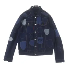 DSQUARED2 (ディースクエアード) パッチワークデニムジャケット インディゴブルー #48のサムネイル