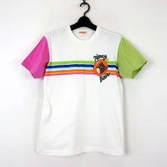 カステルバジャック CASTELBAJAC KIDS SPORT Tシャツ カットソー 半袖 ロゴ キャラクター プリント M 白 ホワイト 黄緑色 ピンク ジュニアのサムネイル