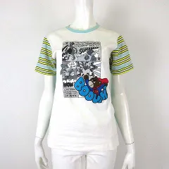 カステルバジャック CASTELBAJAC KIDS SPORT Tシャツ カットソー 半袖 ロゴ キャラクター 刺繍 プリント S 白 ホワイト ミントブルー 黄色 ジュニアのサムネイル