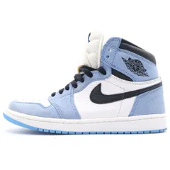 NIKE (ナイキ) AIR JORDAN 1 RETRO HIGH OG UNIVERCITY BLUE エアジョーダン1 ハイ ユニバーシティーブルー ハイカットスニーカー 555088-134 ブルー/ホワイト