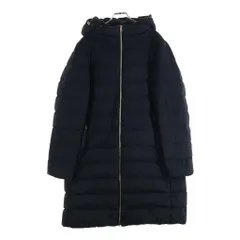HERNO (ヘルノ) フーデッド ジップアップ ダウン ロングジャケット コート ブラック レディースのサムネイル