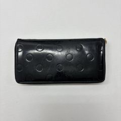 COMME des GARCONS 長財布 ドット柄 ラウンドファスナー - メルカリ