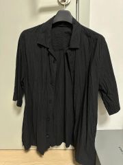 ann demeulemeester 変形オープンカラーシャツ - メルカリ