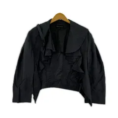 COMME des GARCONS ジャケット シルク フリルジャケット M ﾌﾞﾗｯｸのサムネイル