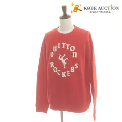 ■ ルイヴィトン LOUIS VUITTON スウェット 長袖 RM221 IHN HMY96W トップス クルーネック ロッカーズ メンズ XL レッド 未使用 タグ付きのサムネイル