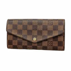 ルイ・ヴィトン(Louis Vuitton) ルイ・ヴィトン 長財布 ダミエ ポルトフォイユサラ N63209 エベヌレディース