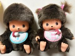 Monchhichi モンチッチ ぬいぐるみ 2体セット バナナ うさぎ - メルカリ