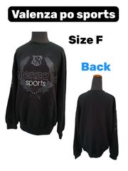 Valenza po sportsバレンザポースポーツトレーナー・スウェット 黒 