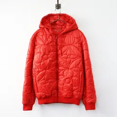 未使用 メンズ ルイ ヴィトン Louis Vuitton モノグラムフラワーキルテッド ダウンジャケット 48 レッド┃//ブルゾン【2400014999112】のサムネイル