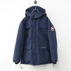 難あり メンズ JPタグ カナダグース CANADA GOOSE 59213 ワッペン付き フードダウンコート S/P ネイビー┃//上着【2400014999099】のサムネイル