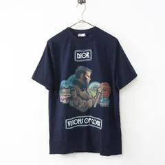極美品 メンズ 2022AW ディオール DIOR×JACK KEROUAC ジャックケルアック サマーニット トップス XS ネイビー┃//【2400014999228】のサムネイル