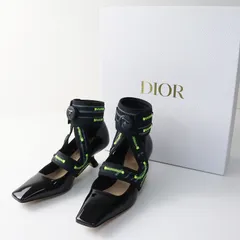 クリスチャンディオール ロジェヴィヴィエ Christian Dior Roger Vivier コラボパンプス 36.5/23.5cm エナメルブラック┃【2400014999266】のサムネイル