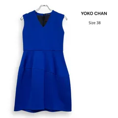 YOKO CHAN ヨーコチャン ノースリーブ フレア ワンピース Size38