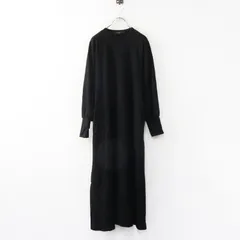 フローレント FLORENT. WOOL JERSEY LONG DRESS ウール ジャージー ロング ドレス 1｜ブラック 【2400014991475】のサムネイル