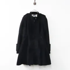 ロイスクレヨン Lois CRAYON  メルトンウール 受注 コート M/ブラック 羽織り アウター 裏地花柄【2400014969115】のサムネイル