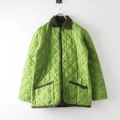ラベンハム LAVENHAM DENHAM デンハム キルティングジャケット 36■グリーン アウター スナップボタン 【2400014968606】のサムネイル