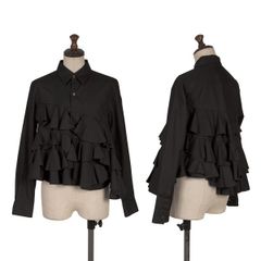 LAGERFELD 新品タグ付 フリル長袖ブラウス 黒 44 - メルカリ