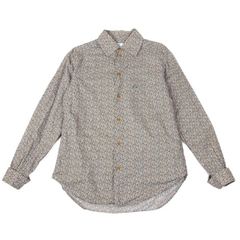 ヴィヴィアンウエストウッドマンVivienne Westwood MAN コットン小花総柄プリントポイントオーブ刺繍長袖シャツ マルチ3 ヴィヴィアンウエストウッドマンVivienne Westwood MAN コットン小花総