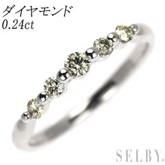 最終交渉可JF38☆高級 ダイヤモンド0.42ct プラチナ リング - メルカリ