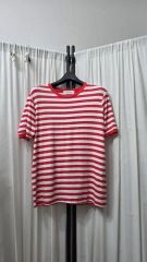 SHISHIKUI 半袖 Tシャツ ボーダー レッド - メルカリ