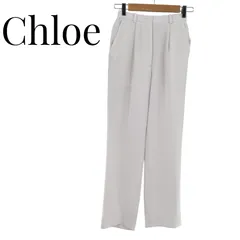 Chloe SPORTS クロエスポーツ ホワイトパンツ Sサイズ ポリエステル バックロゴ レディースのサムネイル