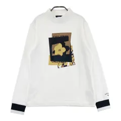 サイズ：M CALLAWAY キャロウェイ  ハイネック 長袖Tシャツ 裏微起毛  ホワイト系 [240101705344] ゴルフウェア レディース ストスト