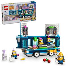 레고(LEGO) 미니언 미니언 뮤직 파티 버스 장난감 장난감 생일 선물 블록 소녀 소년 아이 7세 8세 9세 초등학생 놀이 머릿속 75581YZ f30407bd