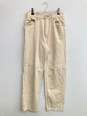 BONLECILL ボンルシール デニムパンツ M アイボリー クロップド・半端丈 無地 ワンポイント スタンダード ストレート レギュラー リジッド・ワンウォッシュ レディースのサムネイル