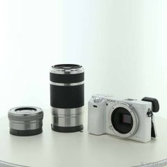 SONY α5100 ダブルズームレンズキット ホワイト ILCE-5100Y - メルカリ