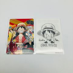 ONE PIECE ワンピース ルフィ ナツコミ 2022 ダブルステッカー 2枚
