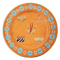 ブルガリ BVLGARI 食器 レディース メンズ ブランド ローゼンタール ウォールプレート 陶磁器 オレンジ 30cm 洋食器 お皿 大皿 絵皿 おしゃれ 【中古】のサムネイル