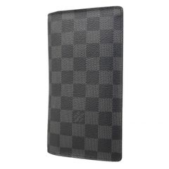 極美品　ルイヴィトン　ダミエ　グラフィット　ポルトフォイユ　ブラザ　黒　長財布 ☆SALE【6ee6096-k】ルイヴィトン 長財布 ダミエ・グラフィット