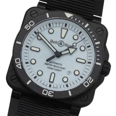 ベル＆ロス Bell＆Ross ダイバー フル ラム セラミック BR03A-D-LM-CE/SRB 時計 メンズ ブランド デイト 自動巻き AT セラミック ラバー ブラック ブルー 【中古】のサムネイル