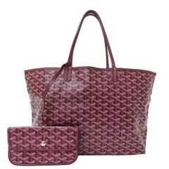 GOYARD マーカージュサンルイ PM トートバッグ ポーチ付 ボルドー 