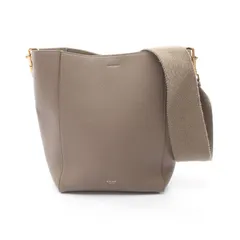 セリーヌ CELINE ショルダーバッグ サングル バケット スモール 189303 グレージュ レザー サングル バケット スモール レディース Used Bのサムネイル