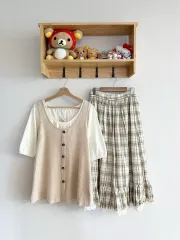 日本 ヴィンテージ はぐみ すずこ 森ガール ヒッピー ナード すずこ Kitsch レイヤード コーディネートセット