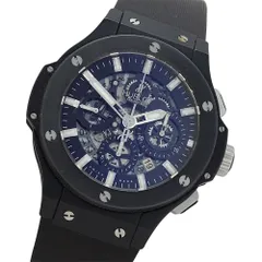 ウブロ HUBLOT 時計 ビッグバン アエロバン ブラックマジック 311.CI.1170.RX メンズ ブランド 自動巻き AT チタン セラミック ラバー  スケルトン 【中古】のサムネイル