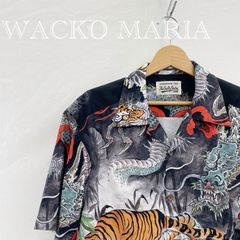 希少Lサイズ】ワコマリア×ティムリーハイ 虎柄 長袖 ハワイアンシャツ 
