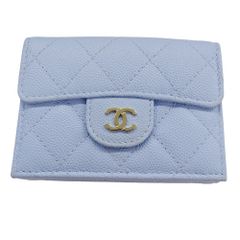 極美品】CHANEL タイムレスクラシック キャビアスキン 三つ折り財布