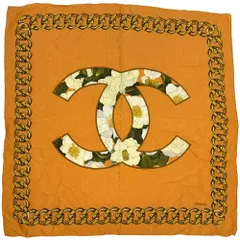 シャネル CHANEL スカーフ レディース ブランド ココマーク シルク